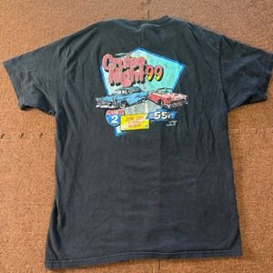 Vintage 1999 St Ignace‎ Cruise Night Michigan Car Show T-Shirt Hanes Beefy XL C+